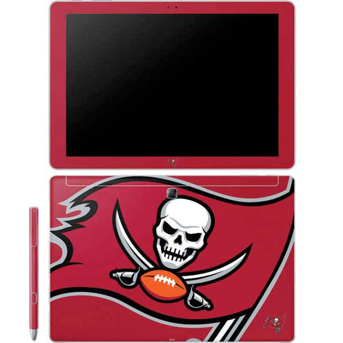 NFL Tampa Bay Buccaneers Large Logo Galaxy Book 12in Skin